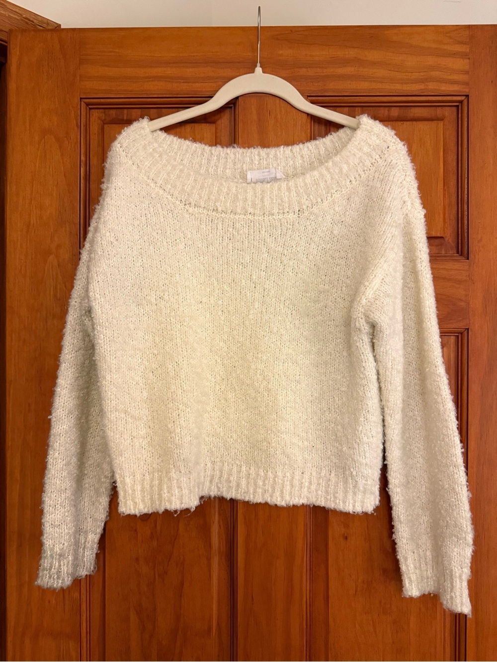 Off-White Women's Fuzzy Knit Sweater